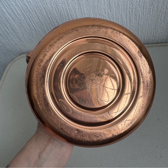 Vintage Portugal Copral Midcentury Copper Tea Kettle - Picture 7 of 13